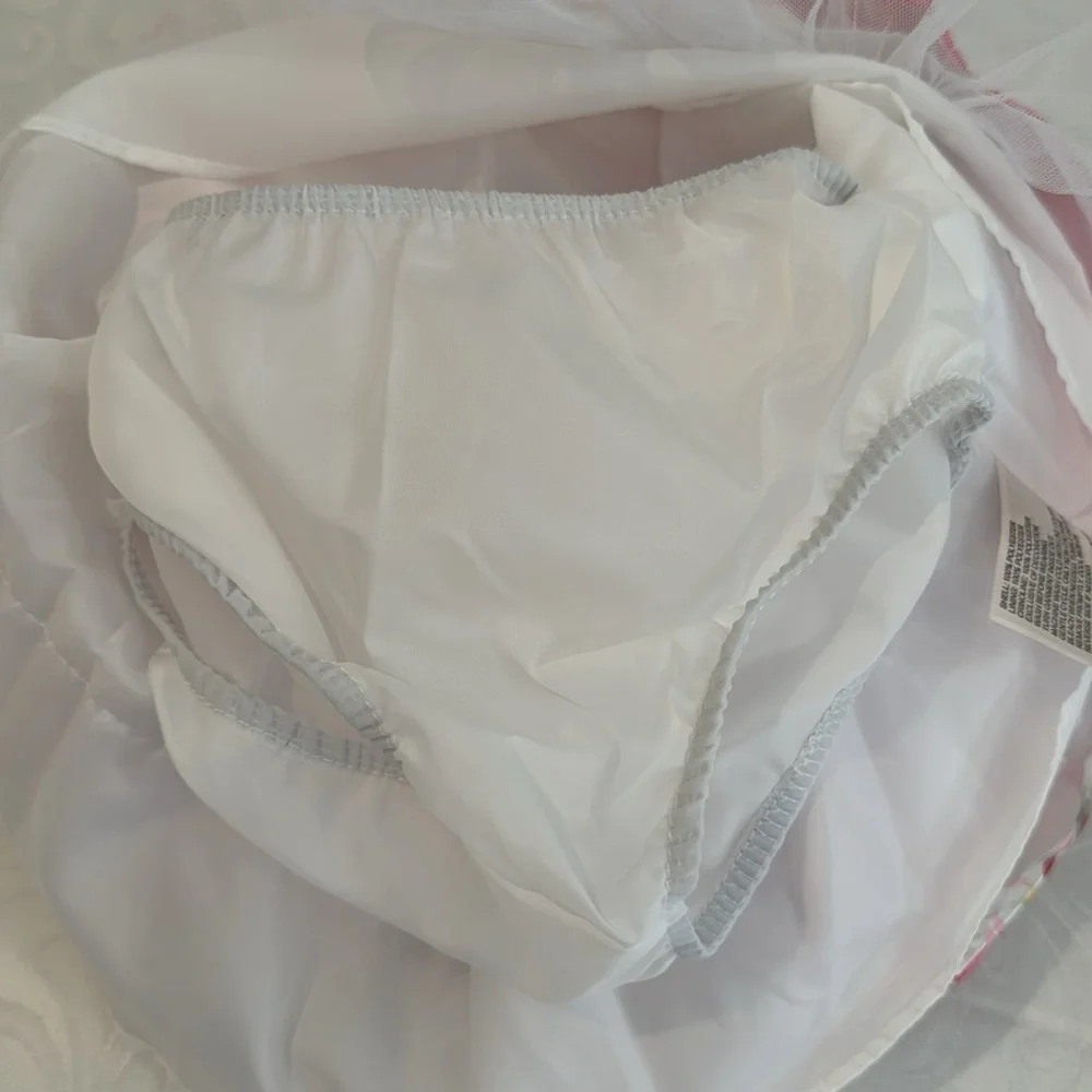 Mia & Mimi Shadow Stripe Floral Sleeveless Dress. Size 12 months. - Picture 10 of 12